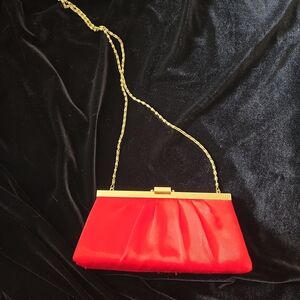 Jessica McClintock Vintage Red Clutch